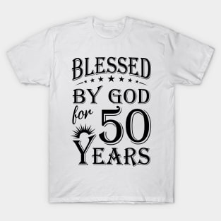 Blessed By God For 50 Years T-Shirt